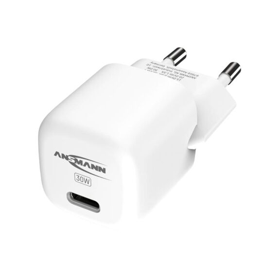 Ansmann Intelligente Mini-Usb-Oplader Met Gan-Technologie En 30 W.