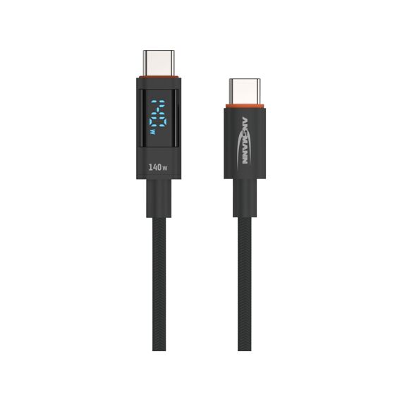 Ansmann Laadkabel Met 2 Usb-C-Stekkers Voor Max. 140 Watt Power Delivery-Vermogen