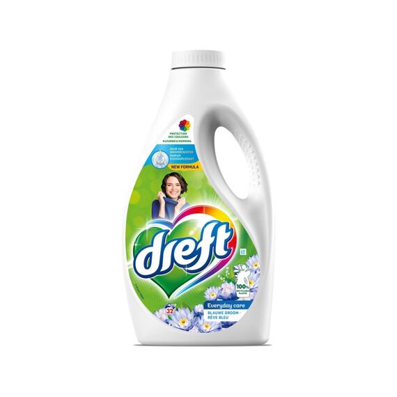 Dreft Wasmiddel Vloeibaar Blauwe Droom 32 Scoops/1.6L