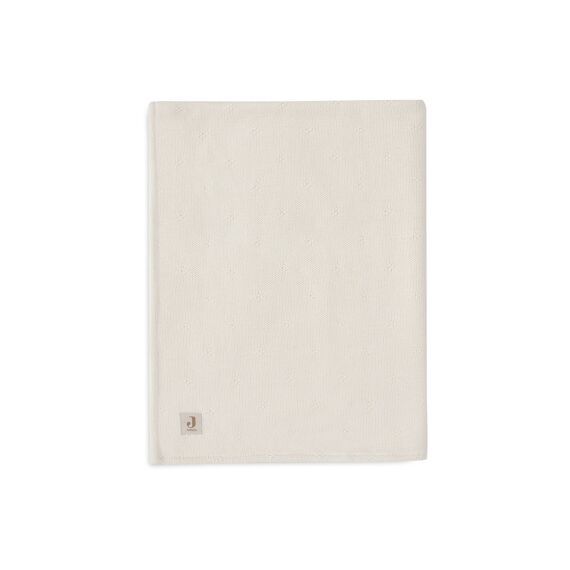 Jollein Deken Ledikant 100X150Cm Cosy Knit Ivory/Velvet