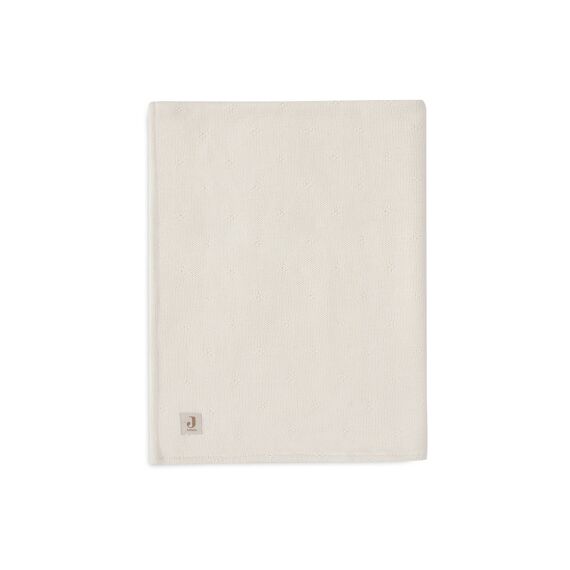 Jollein Deken Wieg 75X100Cm Cosy Knit Ivory/Velvet