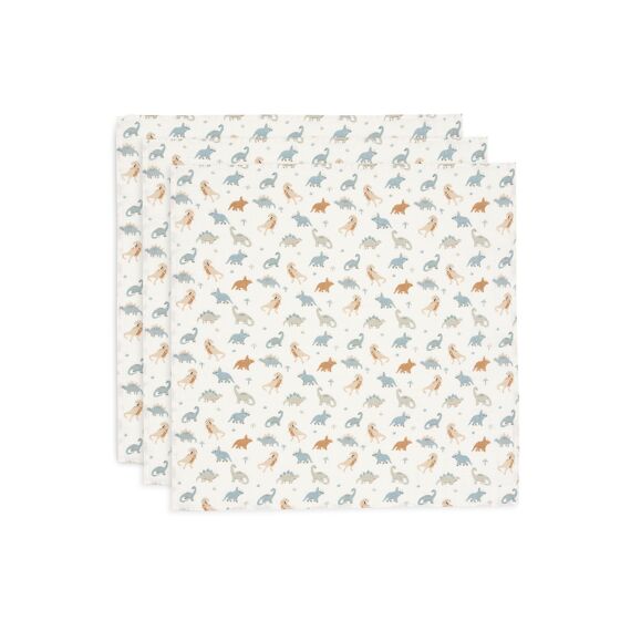 Jollein Hydrofiele Doek Small 70X70Cm Roarsome (3Pack)