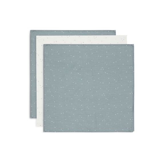 Jollein Hydrofiele Doek Small 70X70Cm Twinkling Sea Green (3Pack)