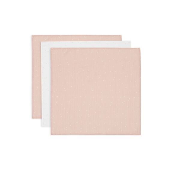 Jollein Hydrofiele Doek Small 70X70Cm Twinkling Wild Rose (3Pack)