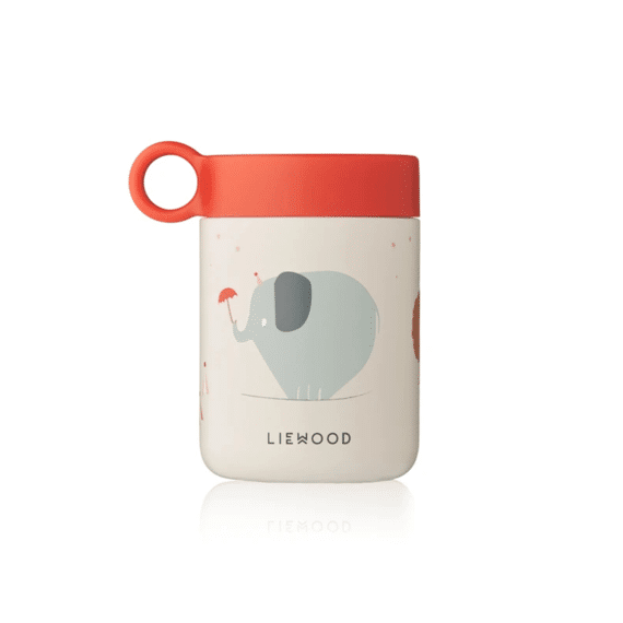 Liewood Kiani Printed Food Jar Circus / Sandy