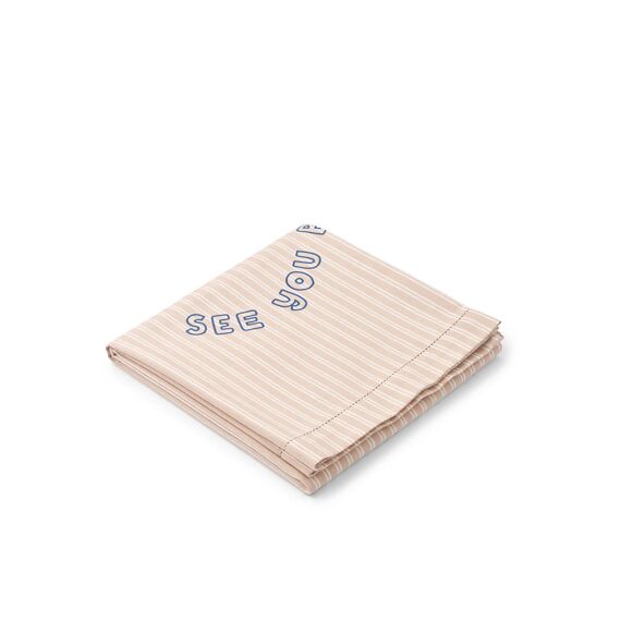 Liewood Paige Strandhanddoek Y/d Stripe Sorbet Rose / Creme De La Creme