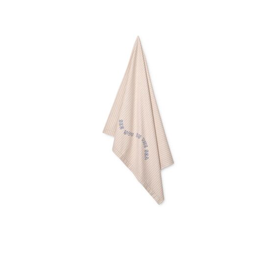 Liewood Paige Strandhanddoek Y/d Stripe Sorbet Rose / Creme De La Creme