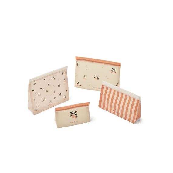 Liewood Keith Foodbag 4-Pack Peach / Sea Shell
