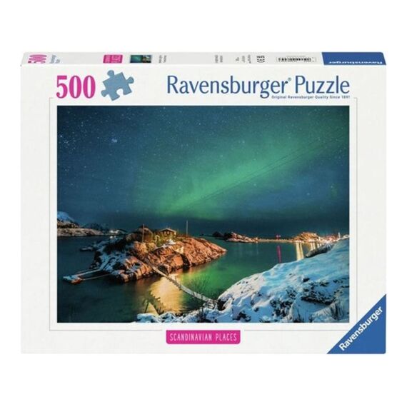 Ravensburger Puzzel 500 Stuks Noorderlicht Op Bergfjord