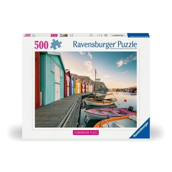 Ravensburger Puzzel 500 Stuks Boothuis In Smögen, Schweden