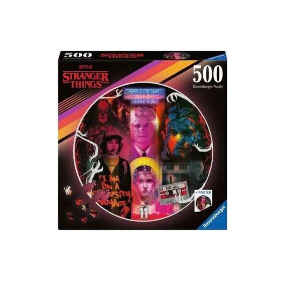 Ravensburger Puzzel 500 Stuks Rond Stranger Things