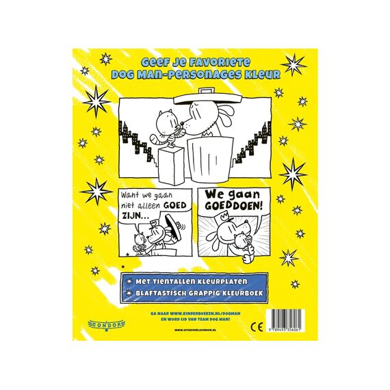 Dav Pilkey Dog Man Kleurboek