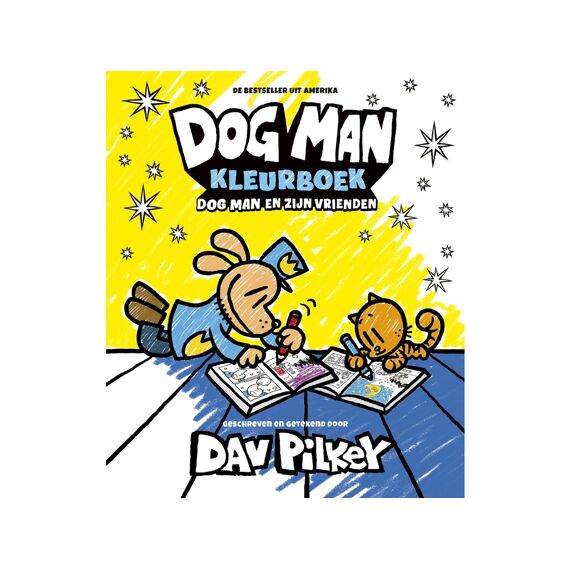 Dav Pilkey Dog Man Kleurboek