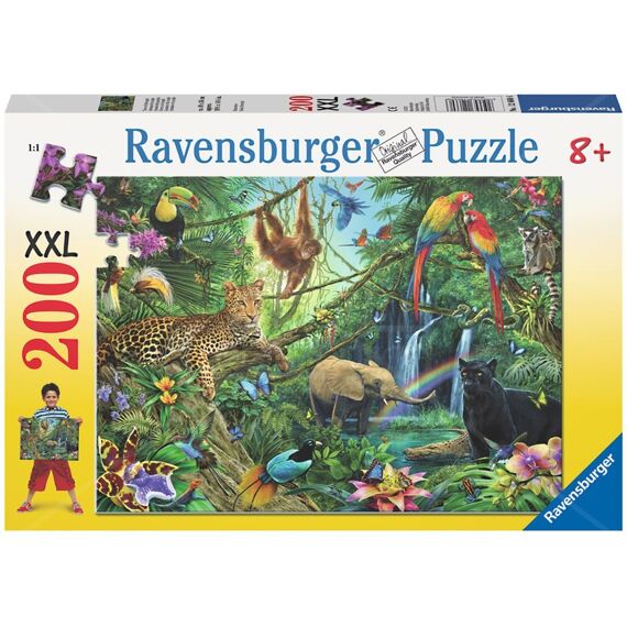 Ravensburger Puzzel 200 Stuks Xxl Dieren In De Jungle