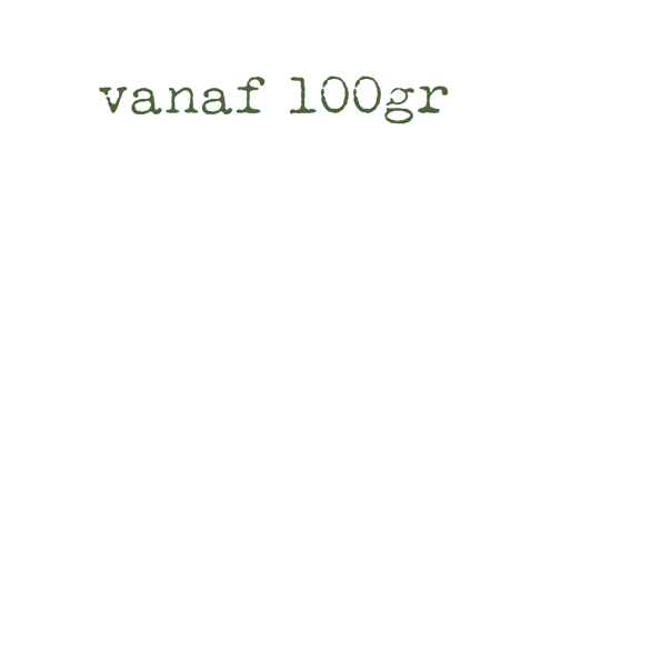 vanaf 100 gr