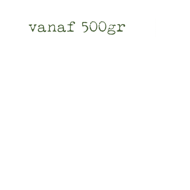 vanaf 500gr