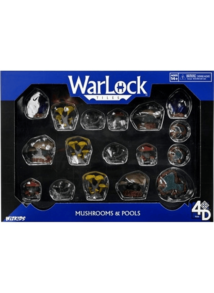 Warlock Tiles: Caverns Game Mat 'Magma Chamber' – Premium-Spielfeldmatte 61x61 Cm Mit 2,5 Cm Raster