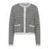 108430 Light Grey M./Black Structure - grijs