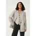 106761 Grey Pinstripe - grijs