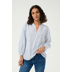 107269 Blue/White Stripe - blauw