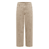 107384 Washed Light Brown Denim - beige