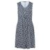 8813 Dark Blue/Cream - blauw wit