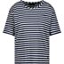 719 navy blue ringel - blauw