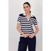 719 navy blue ringel - blauw