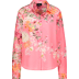 446 coral pink gemustert - roze