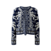 0571 dk blue white - blauw
