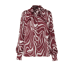 341 Waves burgundy - bordeaux rood