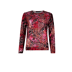 p1960 scarlet-black faded animal - multi color