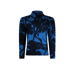 p1421 d.blue-navy shadow flower - multi color