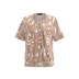 beige/ bro Print