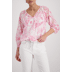 402 french rose gemustert - roze