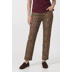 528 brown sugar gemustert - bruin