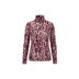 t1345 wine red painted animal print - rood multi