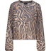 528 brown sugar gemustert - bruin