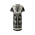 0991 black offwhite - zwart