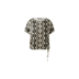 0119 offwhite black - zwart