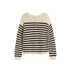 J22 stripe / natural cotton - multi color