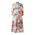 0336 pink green - roze