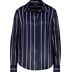 799 deep ocean gemustert - blauw
