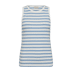 1709 Star off white w chambray blue -blauw