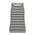 7104 Black w star off white - zwart