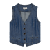 1155 Medium blue denim - blauw