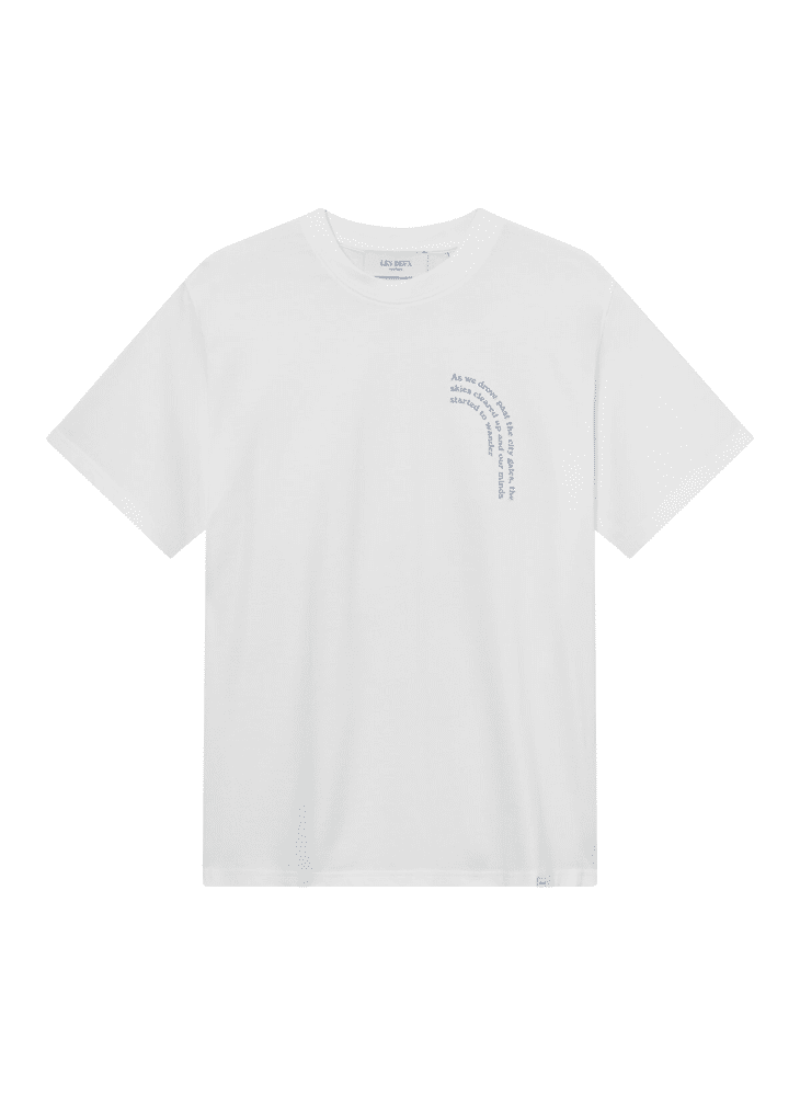 Tシャツ・カットソー Les Deux LDM101160 COASTAL T-shirt Les Deux Coastal T-shirt White LDM101160-201201 | VTMode