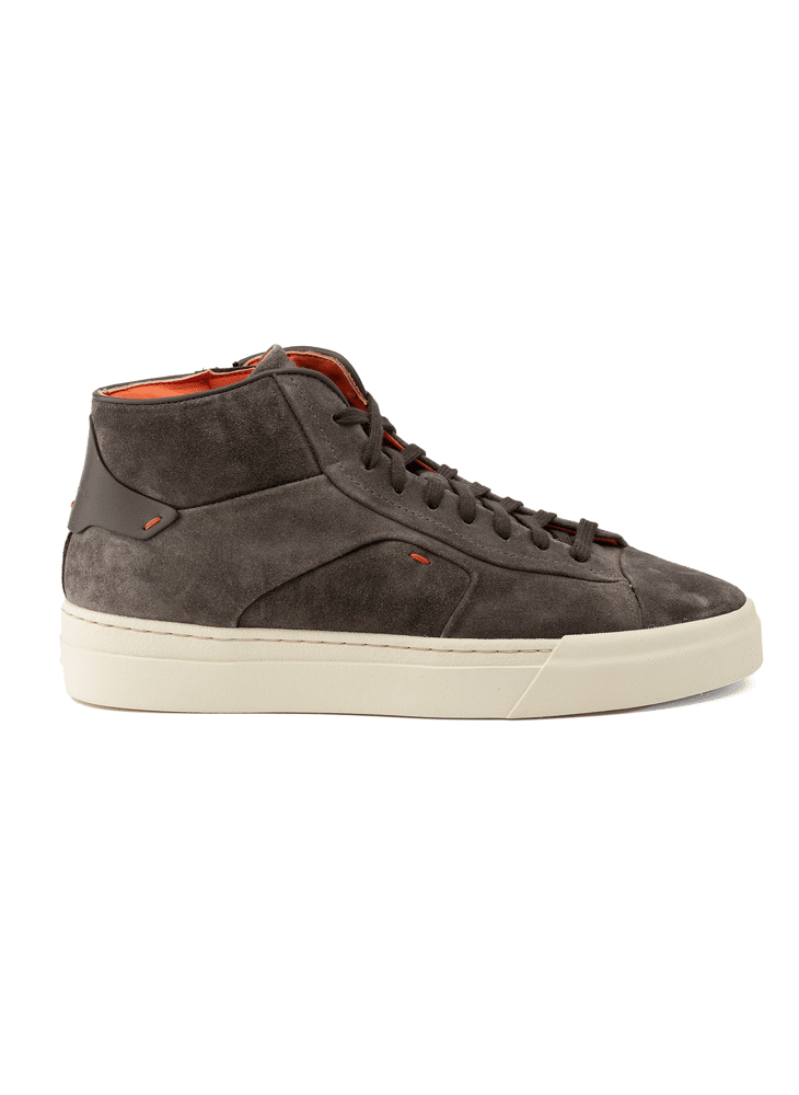 Halfhoge sneaker grijs