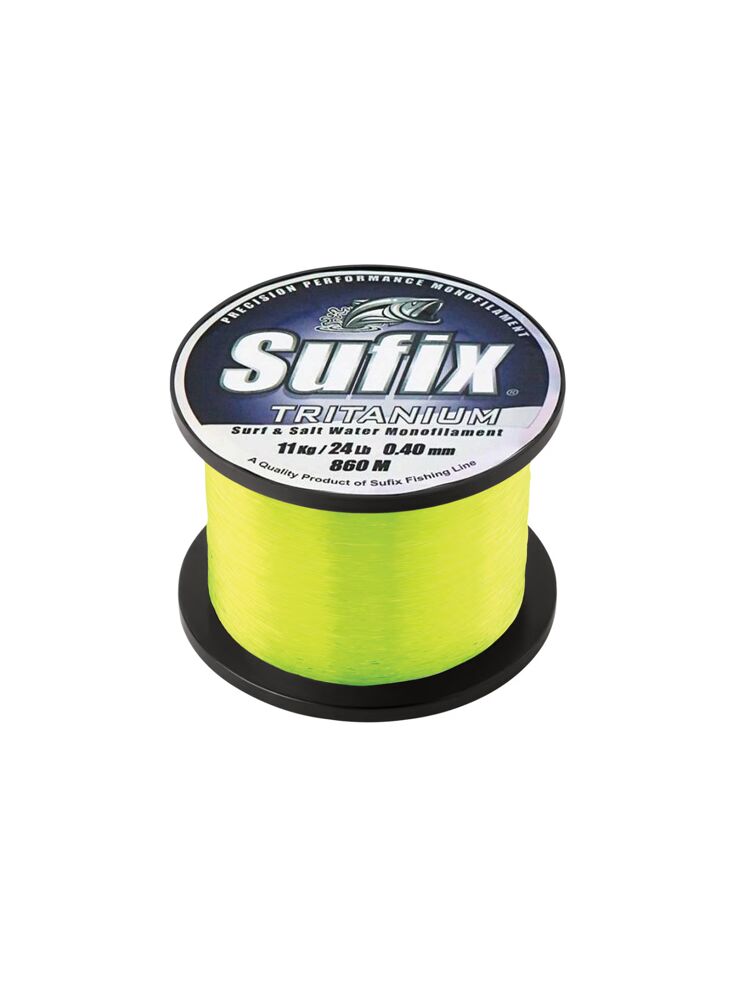Sufix tritanium 1/4 Lb spool, Neon Chartreuse