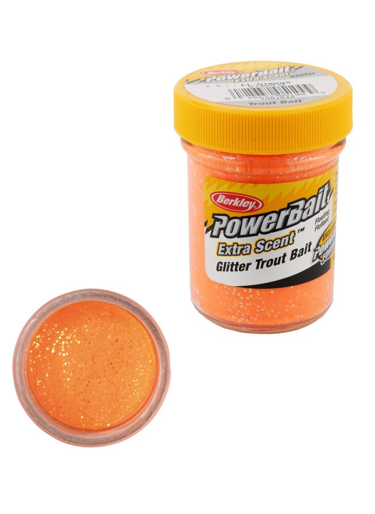 Berkley Powerbait | Glitter Trout Bait | Fluo Orange